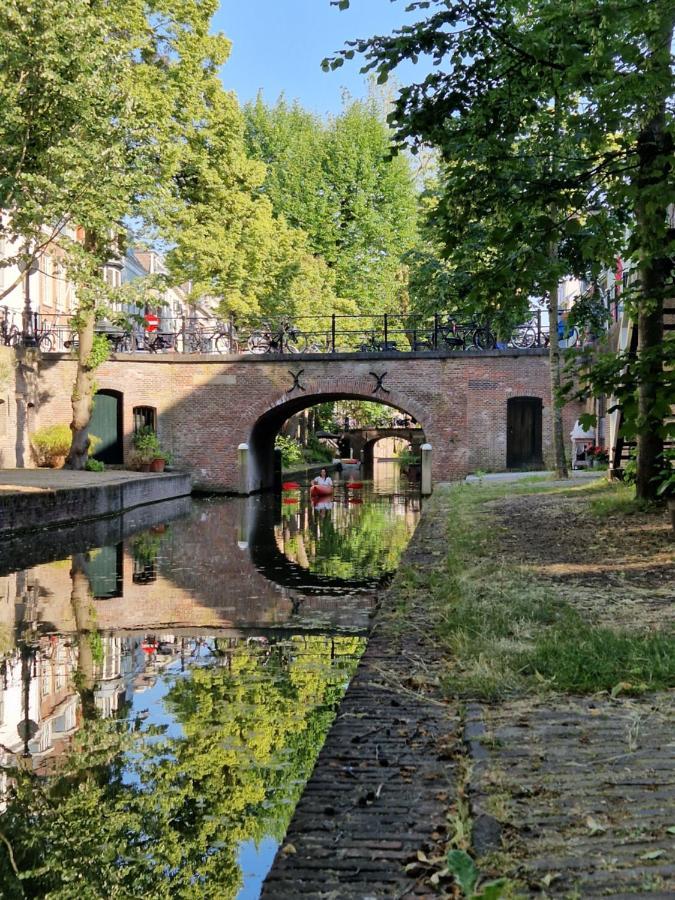 Large Historical Apartment & Canal Terrace Utrecht Dış mekan fotoğraf