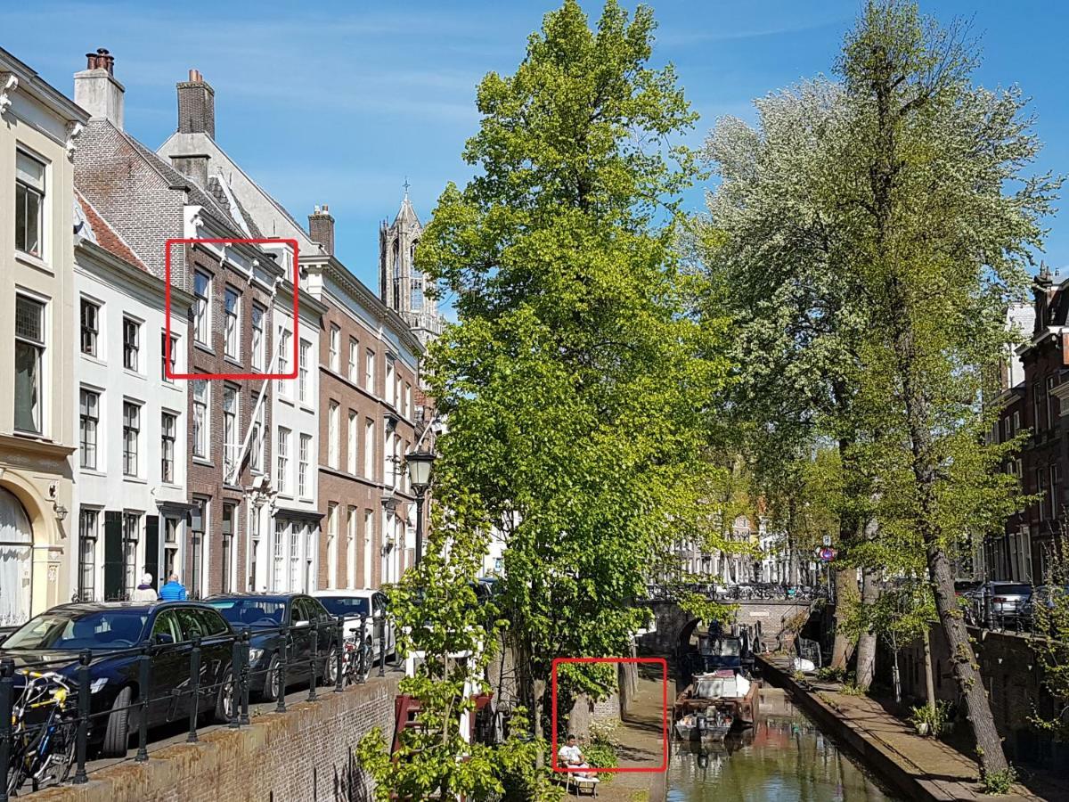 Large Historical Apartment & Canal Terrace Utrecht Dış mekan fotoğraf