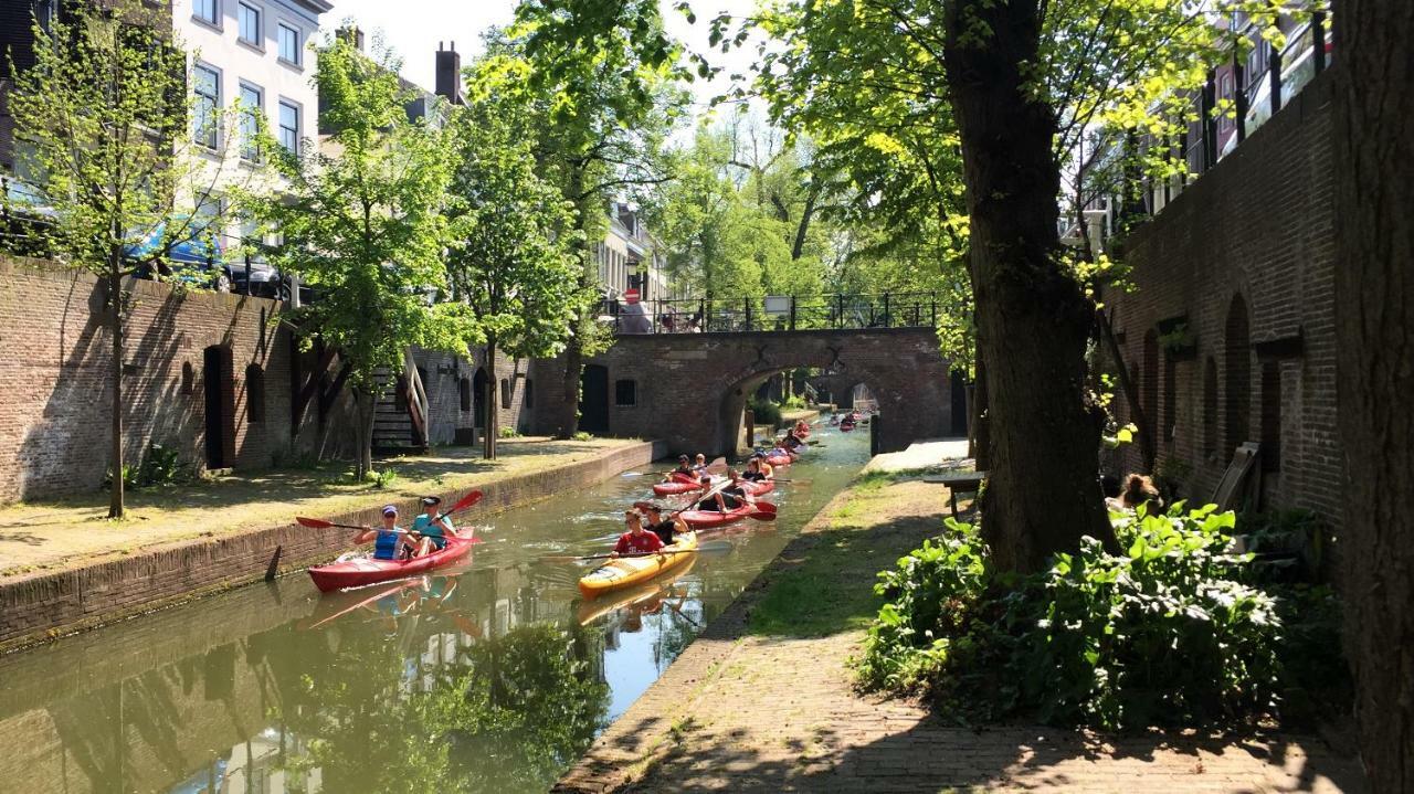 Large Historical Apartment & Canal Terrace Utrecht Dış mekan fotoğraf