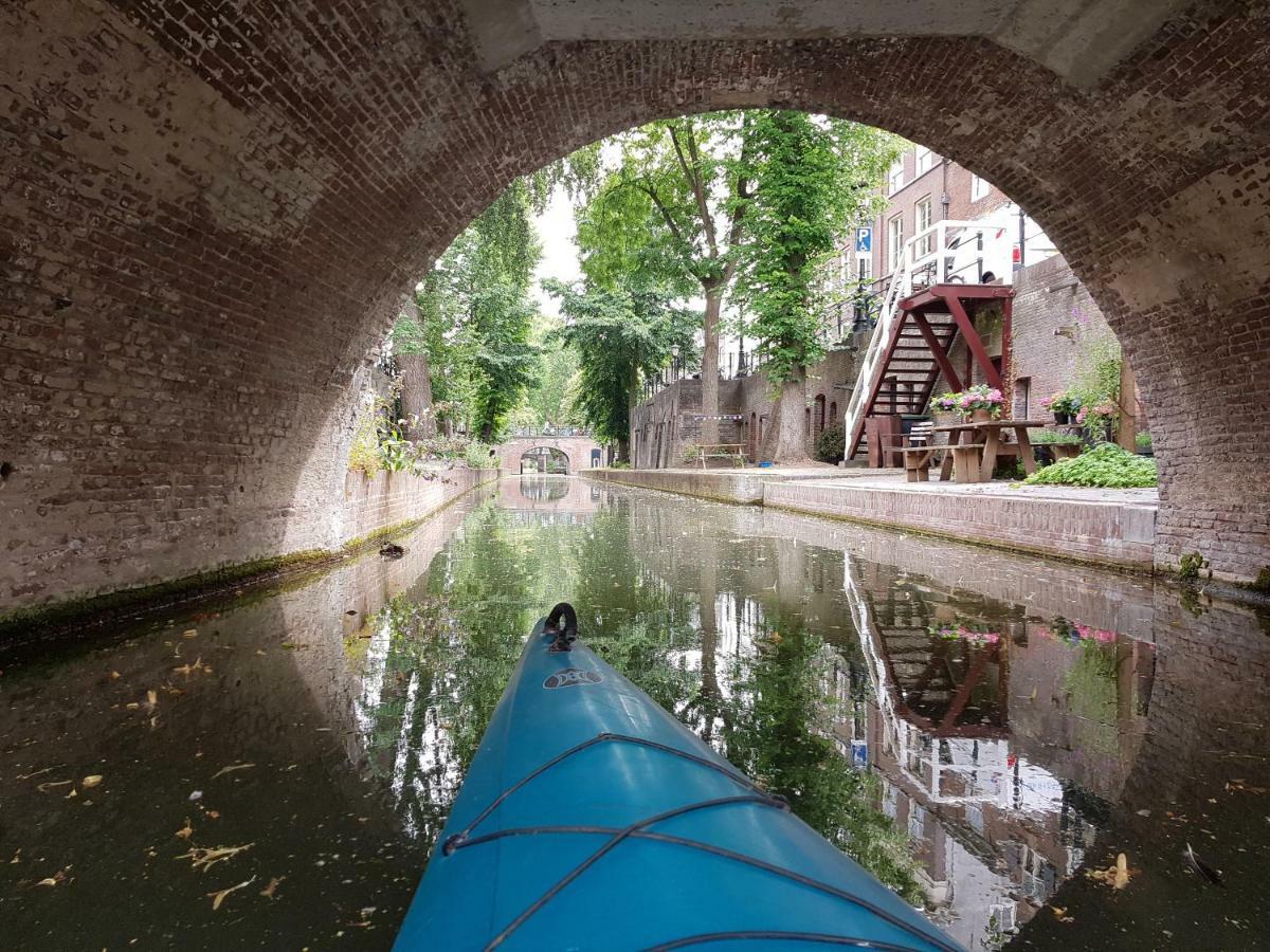 Large Historical Apartment & Canal Terrace Utrecht Dış mekan fotoğraf